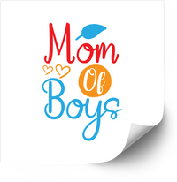 Thumbnail for Mom of Boys Sticker | Cute Colorful Funny Mom Life Vinyl Decal